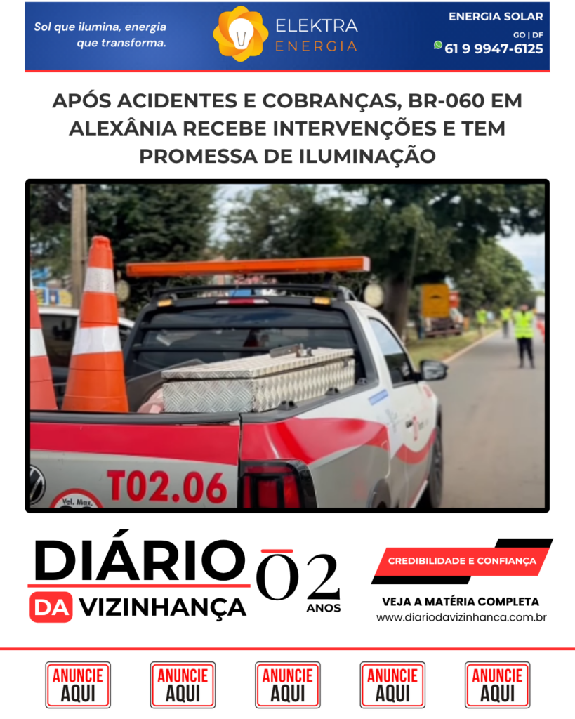 APÓS ACIDENTES E COBRANÇAS, BR-060 EM ALEXÂNIA RECEBE INTERVENÇÕES E TEM PROMESSA DE ILUMINAÇÃO