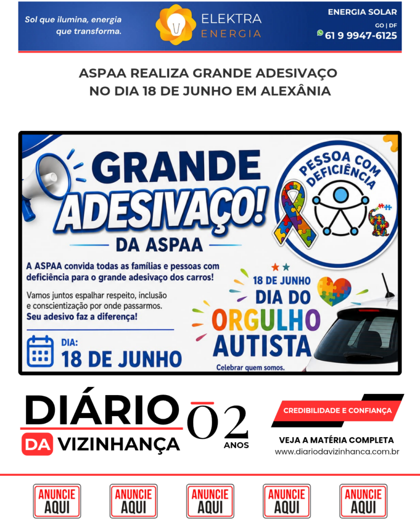 ASPAA REALIZA GRANDE ADESIVAÇO NO DIA 18 DE JUNHO EM ALEXÂNIA