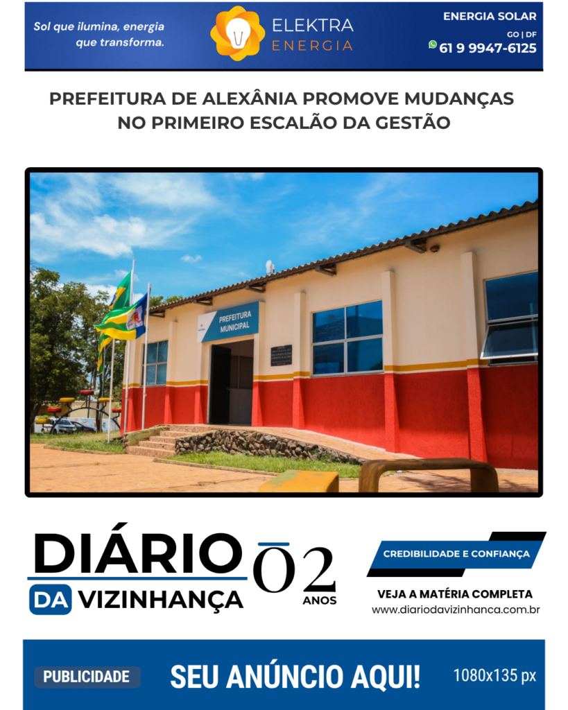 PREFEITURA DE ALEXÂNIA PROMOVE MUDANÇAS NO PRIMEIRO ESCALÃO DA GESTÃO