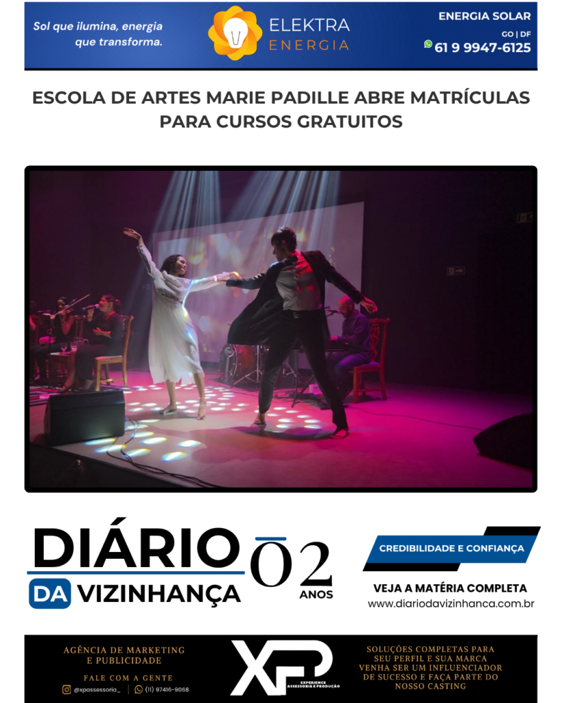 ESCOLA DE ARTES MARIE PADILLE ABRE MATRÍCULAS PARA CURSOS GRATUITOS
